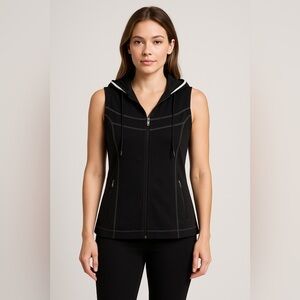 ✨4/$30 Peter Nygard Black Zip-Up Vest
